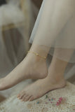 Freshwater Pearl Anklet 14K Filled Ladies Party Adjustable Bead