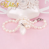 Natural Freshwater Pearl Anklet Water Drop Gift For Women