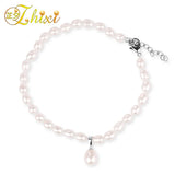 Natural Freshwater Pearl Anklet Water Drop Gift For Women