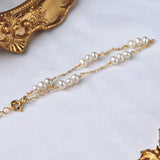 Freshwater Pearl Bracelet Custom 14K Injection Adjustable Chain