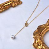 ZHIXI Freshwater Pearl Waist Chain 14K Injection Chain Women Fine Jewelry