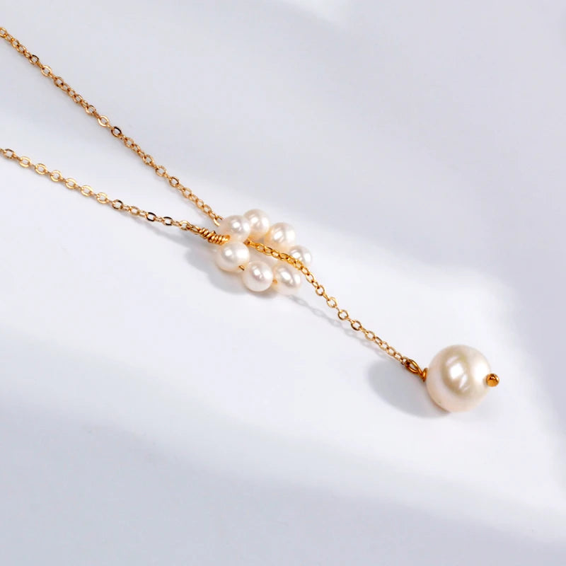 Freshwater Pearl Necklace Choker for Women X583