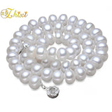 Natural Freshwater Pearl Choker Maxi Classic Woman Gift