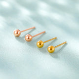 18K Yellow Drop Earrings Fine Jewelry Wedding Gift Pure AU750 Women E513