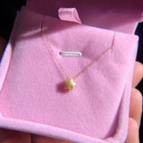 24K Gold Star Pendant Necklace Solid AU750 Chain Women Fine Jewelry X506