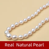 Natural Pearl Necklace Freshwater Pearl Choker Gift For Women