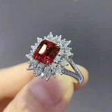 Green CZ Bridal Wedding Party Accessories Women's Rings