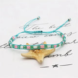 Bohemian Crystal Beads Friendship Rope Bracelets Men Women Charms Jewelry
