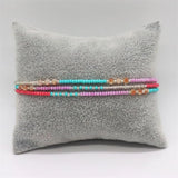 Bohemia Weave Rope Chain Bracelets Crystal Seed Beads Charms Wristband Jewelry