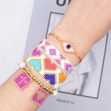 Colorful Seed Bead Bohemian Bracelet for Women