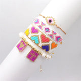 Colorful Seed Bead Bohemian Bracelet for Women