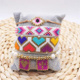 Colorful Seed Bead Bohemian Bracelet for Women