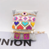 Colorful Seed Bead Bohemian Bracelet for Women