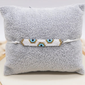 Bohemia Evil Eye Beaded Bracelets Lucky Eye Charm Bracelet