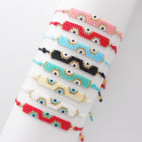 Bohemia Evil Eye Beaded Bracelets Lucky Eye Charm Bracelet