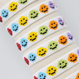 Colorful Smile Bracelet Bohemian Smiley Jewelry Armband Bead Bracelets