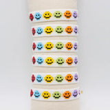 Colorful Smile Bracelet Bohemian Smiley Jewelry Armband Bead Bracelets