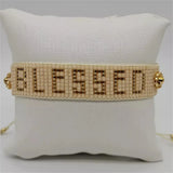 Bohemian Star Bracelet Women Bead Woven Tassel Bracelet Adjustable