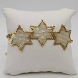Bohemian Star Bracelet Women Bead Woven Tassel Bracelet Adjustable