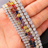 Choker Tennis Chain Necklace For Women AAA+ Cubic Zircon