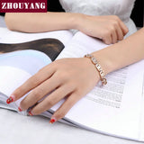 Mens Rose Bracelet Austrian Crystal Jewelry