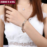 Mens Rose Bracelet Austrian Crystal Jewelry