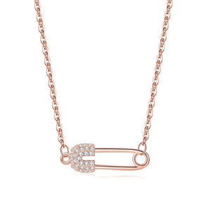 Unique Hollow Out Zircon Collarbone Chain Necklace Gift Jewelry