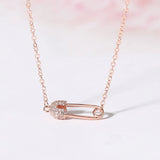 Unique Hollow Out Zircon Collarbone Chain Necklace Gift Jewelry