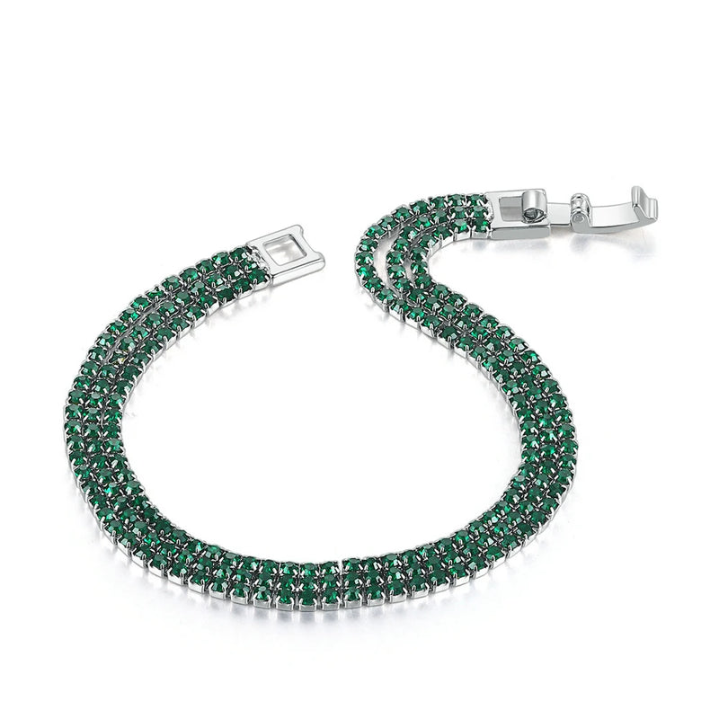 Zircon Tennis Bracelet Women's Jewelry Gift H029