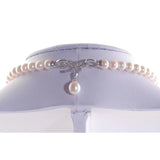 Freshwater Pearl Choker Necklace 8-9mm Round Natural Pearl Jewelry
