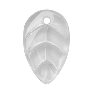 Glass Beads Leaf Charms for Jewelry Making 50Pcs/Lot