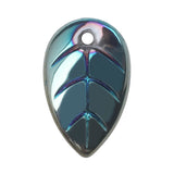 Glass Beads Leaf Charms for Jewelry Making 50Pcs/Lot