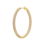 Small Hoop Earrings CZ Crystal Heart/Oval Earrings Women Jewelry VE158