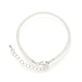 Charm Bracelet Brass CZ Chain Bracelet VL8