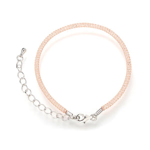 Charm Bracelet Brass CZ Chain Bracelet VL8