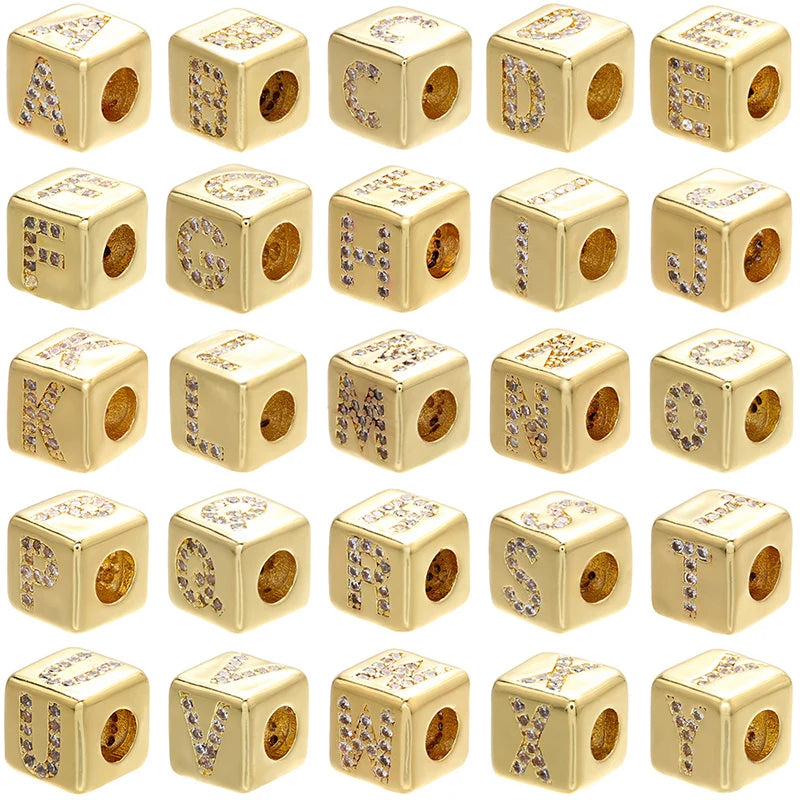 Alphabet Letter Beads for Jewelry Making, DIY Jewelry Accessories Supply