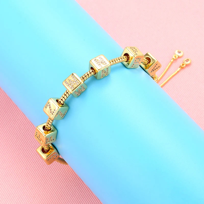 Alphabet Letter Beads for Jewelry Making, DIY Jewelry Accessories Supply