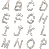 7x8mm Crystal Letter Pendant for Women Jewelry Making VD594
