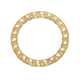CZ Crystal Round Pendant for DIY Earrings Charms VJ30