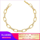 Women Bracelet CZ Crystal Chain Bracelet Party Jewelry