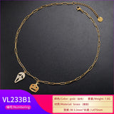 Halloween Necklace for Women with Pumpkin or Ghost Pendants