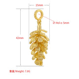 Pine Ball Pendant Necklace Jewelry for Women