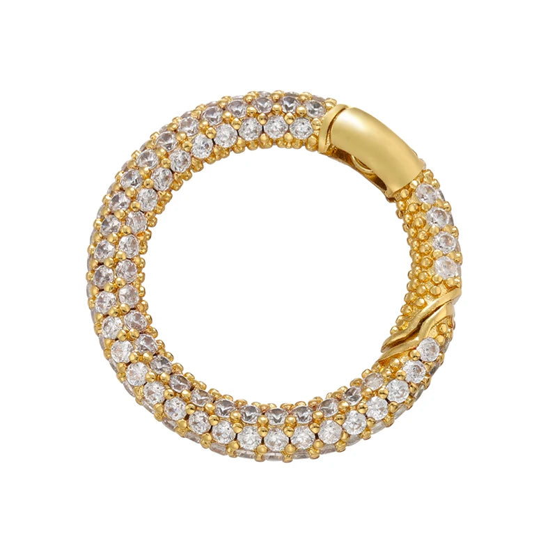 CZ Crystal Clasp Hooks for DIY Necklace VK123