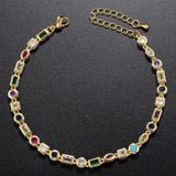 Geometric CZ Man Bracelet for Couples