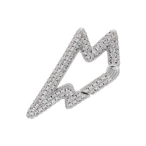 CZ Hooks Lightning Clasp Geometric Connectors Jewelry Making Supplies