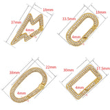 CZ Hooks Lightning Clasp Geometric Connectors Jewelry Making Supplies
