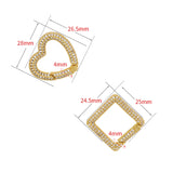 CZ Hooks Lightning Clasp Geometric Connectors Jewelry Making Supplies