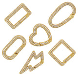 CZ Hooks Lightning Clasp Geometric Connectors Jewelry Making Supplies