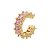 CZ Crystal Ear Cuff C Shape Ear Clips No Pierced earrings for women