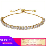 Square Crystal Women's Zircon Bracelet VL133